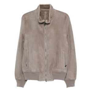 Santoro Grey Jackets - Leather Jackets Men